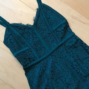 Express lace midi dress